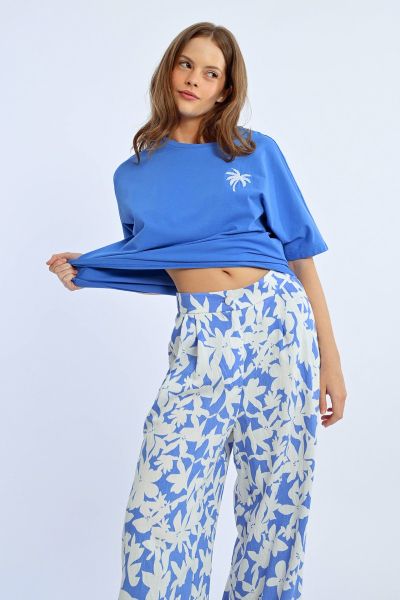 Дамски широк панталон с висока талия MOLLY BRACKEN (SKU) TL316DE