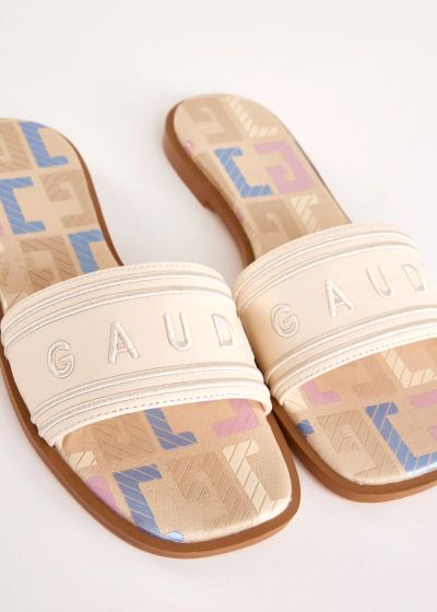 Women's slipper with embroidered logo GAUDI (SKU) V5364520