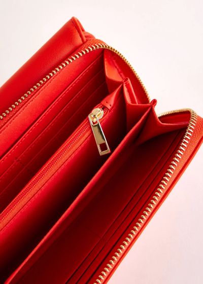Women's wallet with zipper and logo GAUDI (SKU) V5AE12211