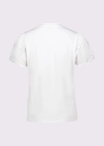 Women's T-shirt with lace sleeves GAUDI (SKU)511BD64015