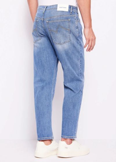 Blue Men's Jeans Gaudi - Cotton Denim (SKU) 511GU26022