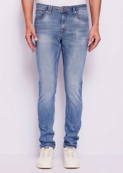 Slim Men's Blue Jeans GAUDI - Shabby Effect (SKU) 511GU26005