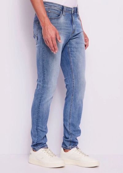 Slim Men's Blue Jeans GAUDI - Shabby Effect (SKU) 511GU26005