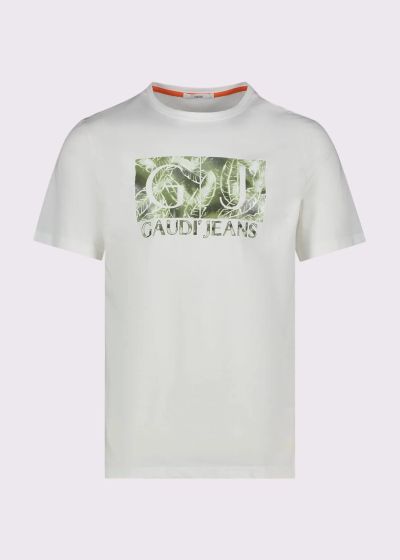 Comfortable men's T-shirt made of cotton GAUDI – softness and style (SKU) 511GU64053