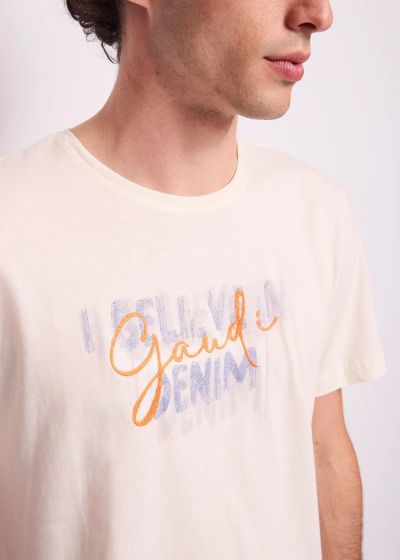 Men's T-shirt GAUDI - Cotton with Logo Print (SKU) 511GU64048