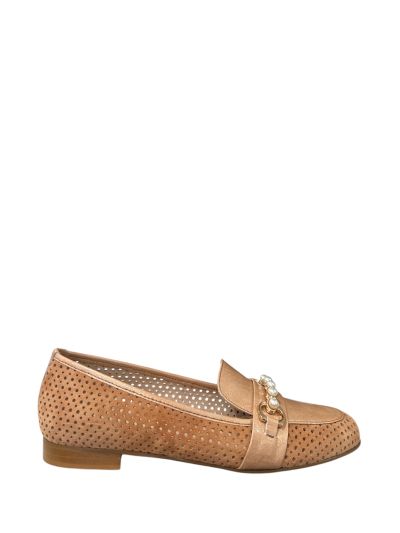 Бежови Мокасини: Елегантен Комфорт RELAX (SKU)10036