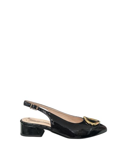 Elegant low-heeled sandals RELAX (SKU)26039