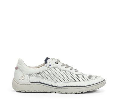 White men's casual shoes with perforations FLUCHOS (SKU)2221.