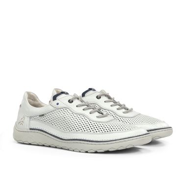 White men's casual shoes with perforations FLUCHOS (SKU)2221.