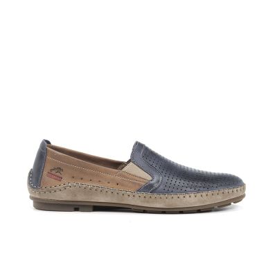 Dark blue men's everyday loafers FLUCHOS (SKU)1172