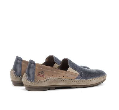 Dark blue men's everyday loafers FLUCHOS (SKU)1172