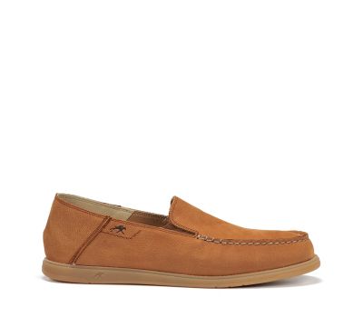 Brown nubuck loafers - elegant comfort for every day! FLUCHOS (SKU)2193.