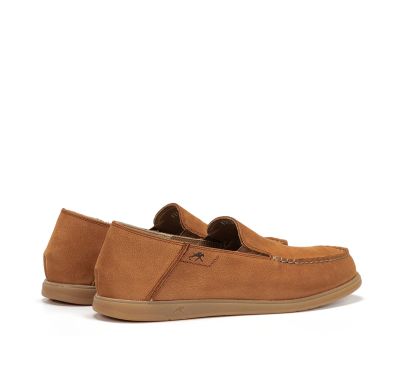 Brown nubuck loafers - elegant comfort for every day! FLUCHOS (SKU)2193.