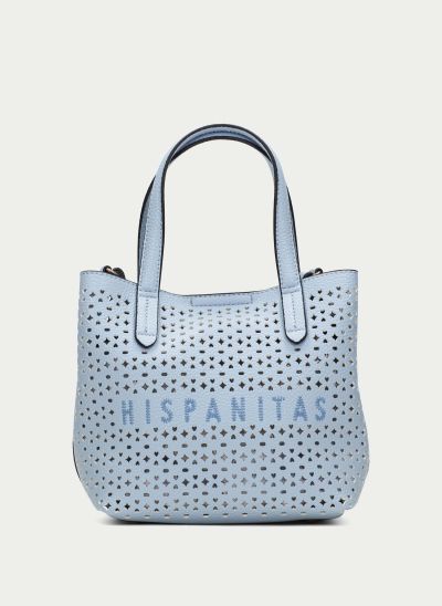 Дамска мини чанта стил Shopper- небесно син цвят HISPANITAS (SKU) 253971