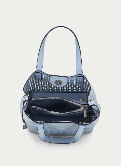 Дамска мини чанта стил Shopper- небесно син цвят HISPANITAS (SKU) 253971