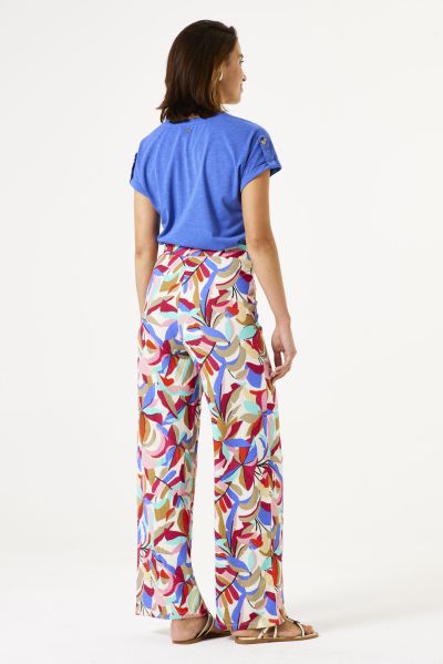 Women's trousers with multicolor print - elegance and comfort GARCIA (SKU) D50112