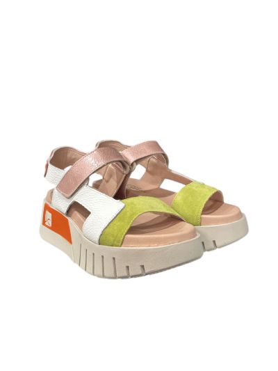 Green-orange sandals - Casual and elegant! JODE SAENZ (SKU)4214