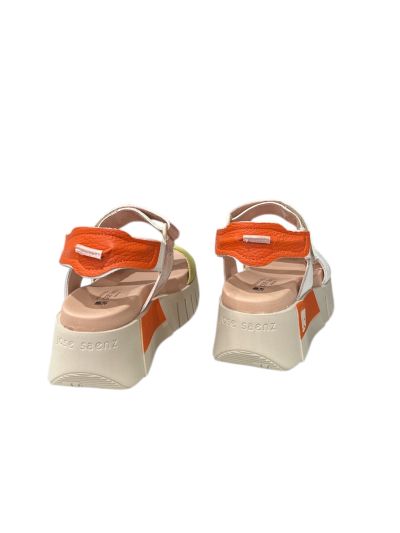 Green-orange sandals - Casual and elegant! JODE SAENZ (SKU)4214