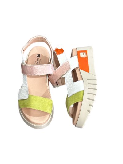 Green-orange sandals - Casual and elegant! JODE SAENZ (SKU)4214