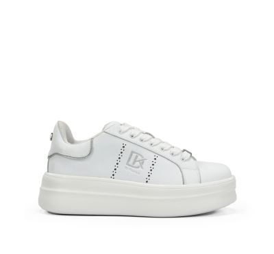 Бяла дамска спортна обувка за всеки ден DORKING (SKU)9520