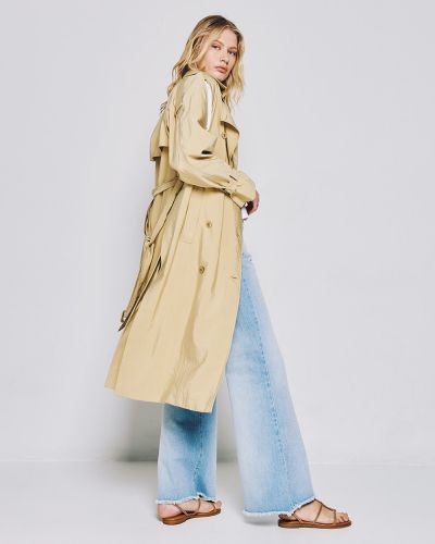 Дамски тренчкот Crisscross с колан и болеро - за стилна пролетна визия ACCESS FASHION (SKU) 9003