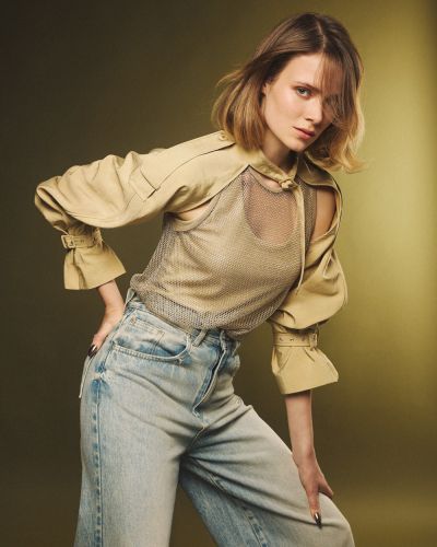 Дамски тренчкот Crisscross с колан и болеро - за стилна пролетна визия ACCESS FASHION (SKU) 9003