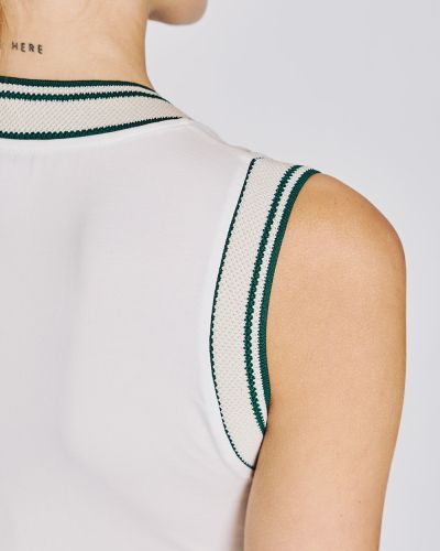 Дамско боди с раирани детайли и V- деколте ACCESS FASHION (SKU) 2011
