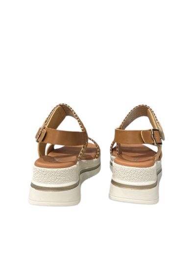 Кафяви дамски сандали на платформа - Ежедневни и удобни!VALLEVERDE (SKU)2105
