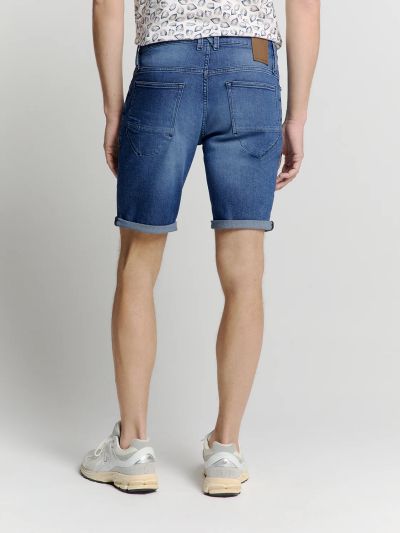 Мъжки дънкови къси панталони - за небрежна и модерна визия NO EXCESS (SKU)  27819D59N