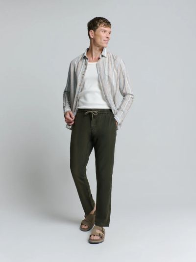 Мъжки ленен панталон Motorblack NO EXCESS (SKU)  277140311