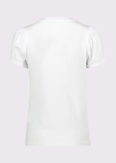 White Ladies T -shirt with logo - elegant and stylish! Gaudi (SKU) 511BD64022