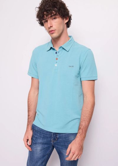 Men's polo shirt - classic and style GAUDI (SKU) 511GU64019