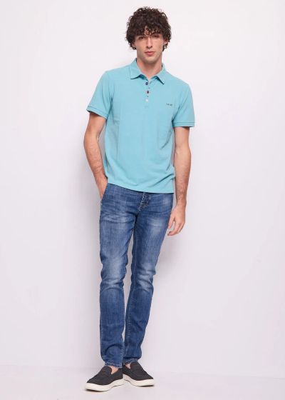 Men's polo shirt - classic and style GAUDI (SKU) 511GU64019