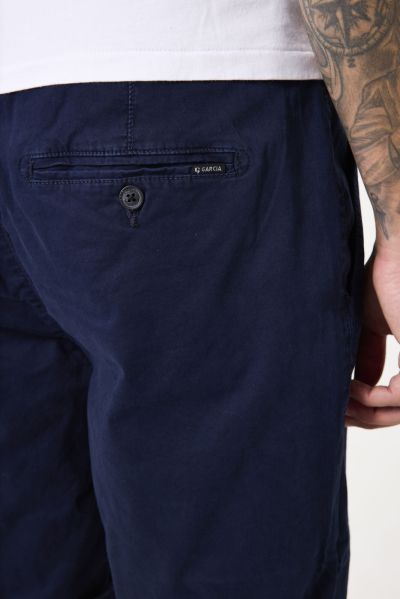 Men's short pants Dark blue chino GARCIA (SKU) Z1129-2591