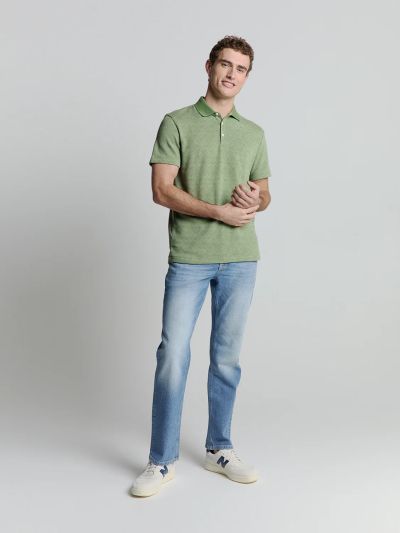 Men's tennis polo style with geometric figure print NO EXCESS (SKU) 27380353
