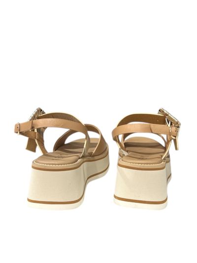 Light brown platform sandals - elegance and comfort!REPO (SKU)61420