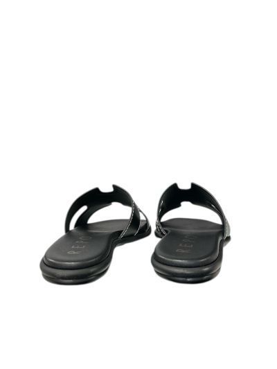Black summer slippers - Women's model REPO (SKU)70161