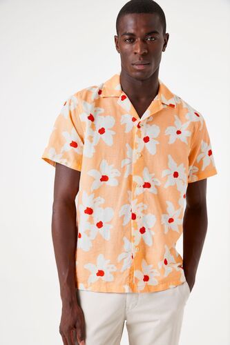 Men's short-sleeved shirt with a striking print GARCIA (SKU)E51291