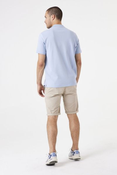Blue men's polo shirt with logo - style and comfort! GARCIA (SKU)F51220