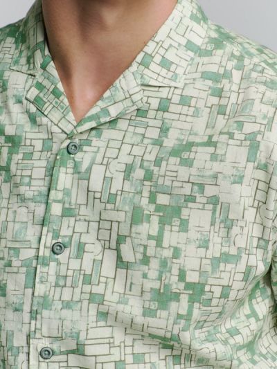 Men's short-sleeve shirt - style and comfort NO EXCESS (SKU) 27440341