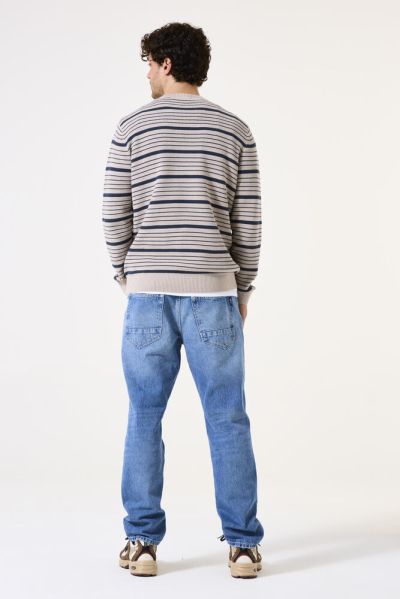 Men's striped sweater with regular fit cut GARCIA (SKU) H51O42