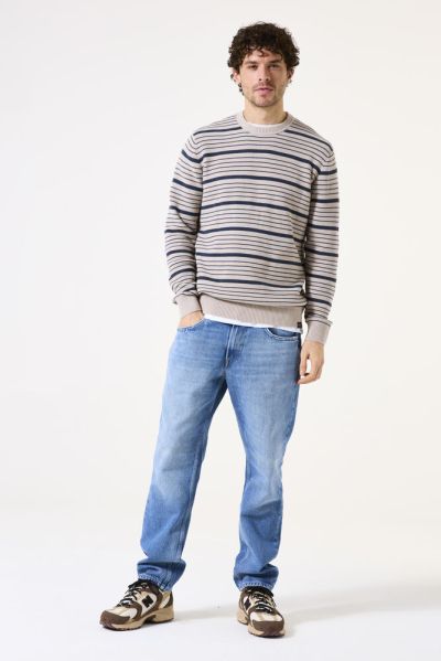 Men's striped sweater with regular fit cut GARCIA (SKU) H51O42