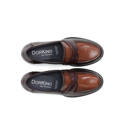 Елегантни кафяви обувки на среден ток - Дамски стил!DORKING (SKU)9378