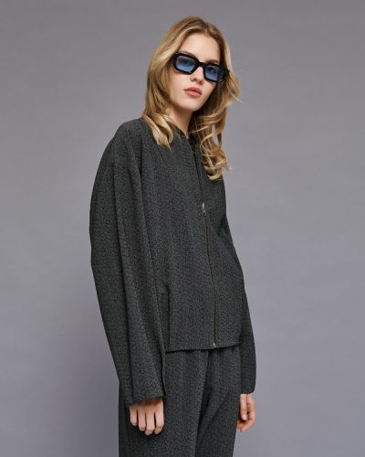 Дамско бомбър яке с кристали ACCESS FASHION (SKU) 1033