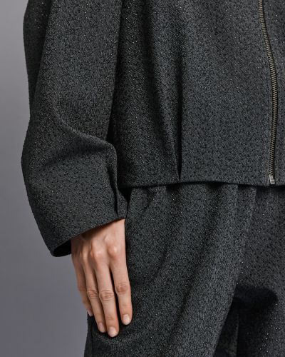 Дамско бомбър яке с кристали ACCESS FASHION (SKU) 1033