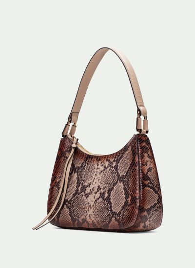Дамска хобо питон чанта - Елегантна и стилна! HISPANITAS (SKU)254149