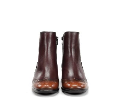 Elegant women's high-heeled boots - Multicolor DORKING (SKU)9368