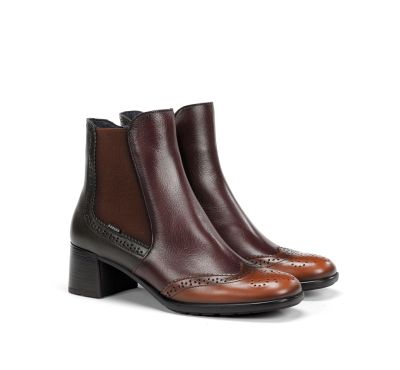 Elegant women's high-heeled boots - Multicolor DORKING (SKU)9368