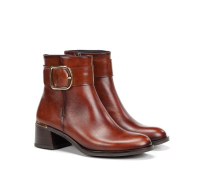 Brown elegant women's boots - style and comfort DORKING (SKU)9603