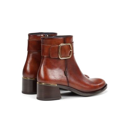 Brown elegant women's boots - style and comfort DORKING (SKU)9603